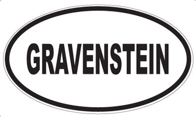 GRAVENSTEIN - Oval Magnet