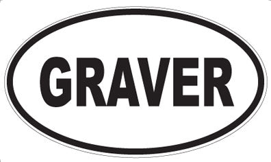 GRAVER - Oval Magnet