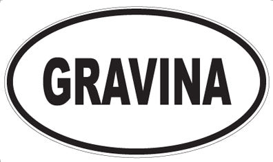 GRAVINA - Oval Magnet