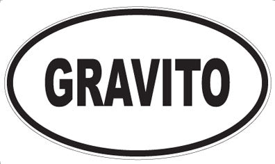 GRAVITO - Oval Magnet