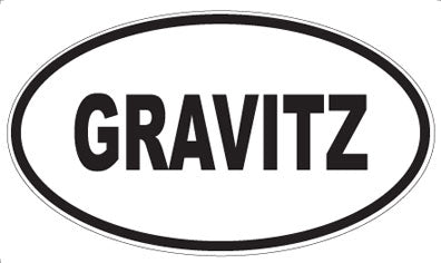 GRAVITZ - Oval Magnet