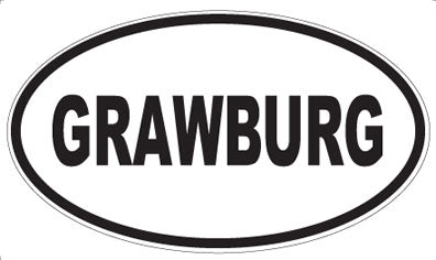 GRAWBURG - Oval Magnet