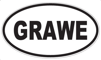 GRAWE - Oval Magnet