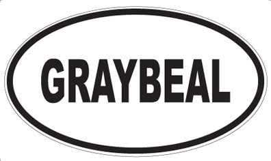 GRAYBEAL - Oval Magnet