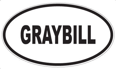 GRAYBILL - Oval Magnet