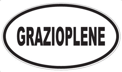 GRAZIOPLENE - Oval Magnet