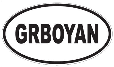 GRBOYAN - Oval Magnet