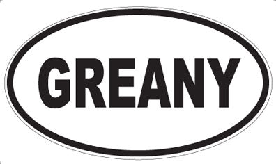 GREANY - Oval Magnet
