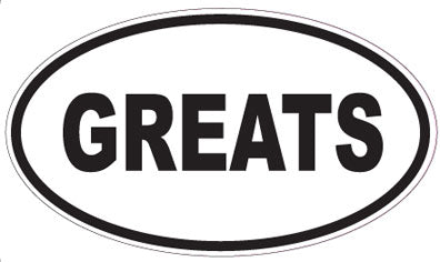 GREATS - Oval Sticker