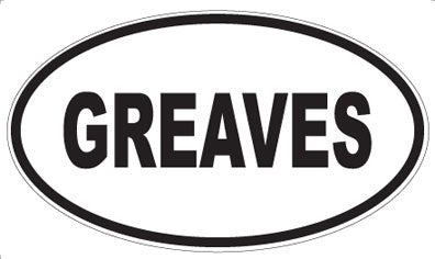 GREAVES - Oval Magnet