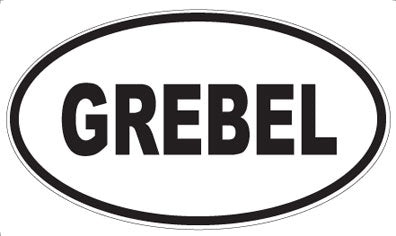 GREBEL - Oval Magnet