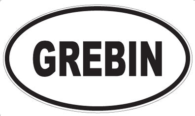 GREBIN - Oval Magnet