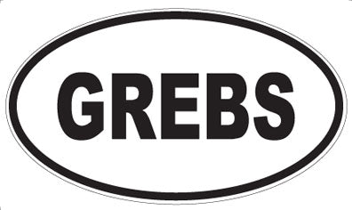 GREBS - Oval Magnet