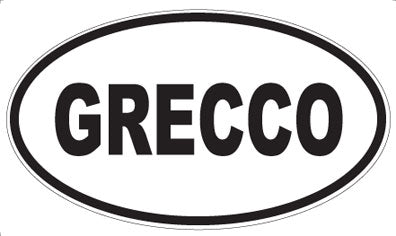 GRECCO - Oval Magnet