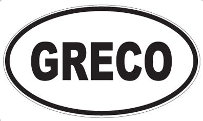 GRECO - Oval Magnet