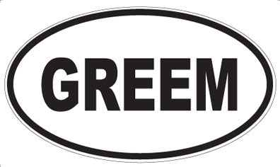 GREEM - Oval Magnet