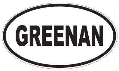 GREENAN - Oval Magnet
