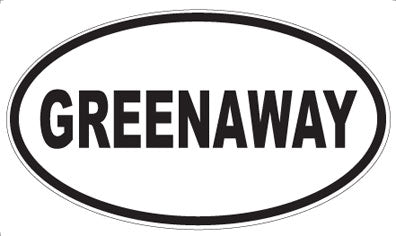 GREENAWAY - Oval Magnet