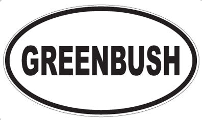 GREENBUSH - Oval Magnet