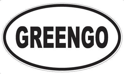 GREENGO - Oval Magnet