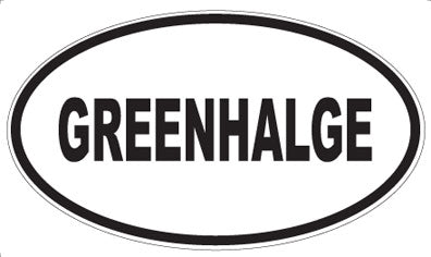 GREENHALGE - Oval Magnet