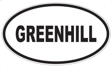 GREENHILL - Oval Magnet