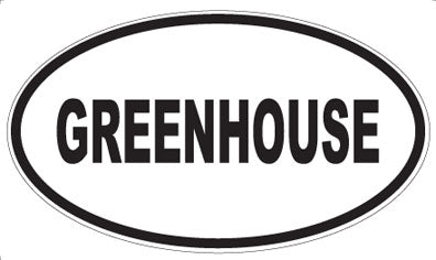 GREENHOUSE - Oval Magnet
