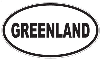 GREENLAND - Oval Magnet