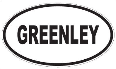 GREENLEY - Oval Magnet