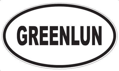 GREENLUN - Oval Magnet