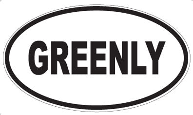 GREENLY - Oval Magnet