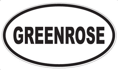 GREENROSE - Oval Magnet
