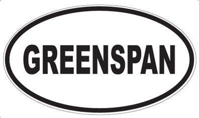 GREENSPAN - Oval Magnet