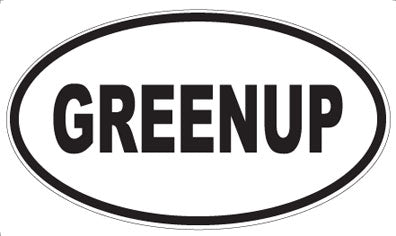 GREENUP - Oval Magnet