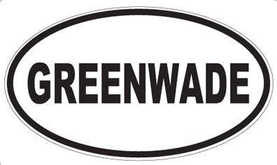 GREENWADE - Oval Magnet