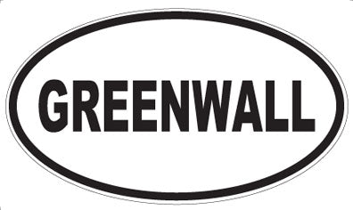 GREENWALL - Oval Magnet