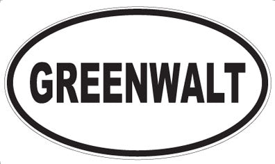 GREENWALT - Oval Magnet