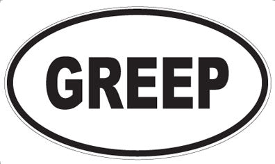 GREEP - Oval Magnet
