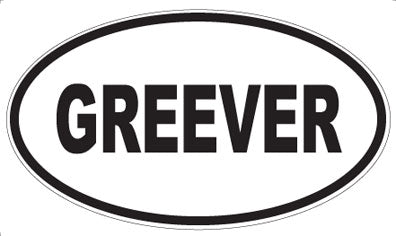 GREEVER - Oval Magnet