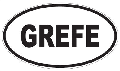 GREFE - Oval Magnet