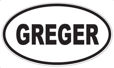 GREGER - Oval Magnet