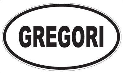 GREGORI - Oval Magnet