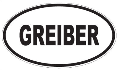 GREIBER - Oval Magnet