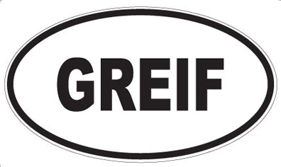 GREIF - Oval Magnet