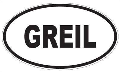 GREIL - Oval Magnet