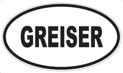 GREISER - Oval Magnet