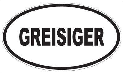 GREISIGER - Oval Magnet