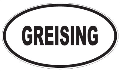 GREISING - Oval Magnet