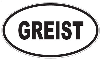 GREIST - Oval Magnet