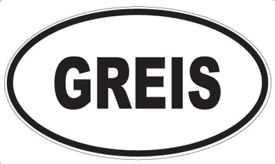 GREIS - Oval Magnet